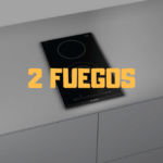 placa induccion 2 fuegos