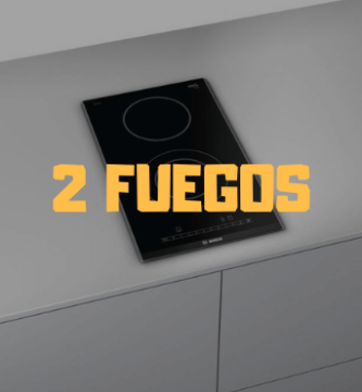 placa induccion 2 fuegos