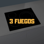 placa induccion 3 fuegos